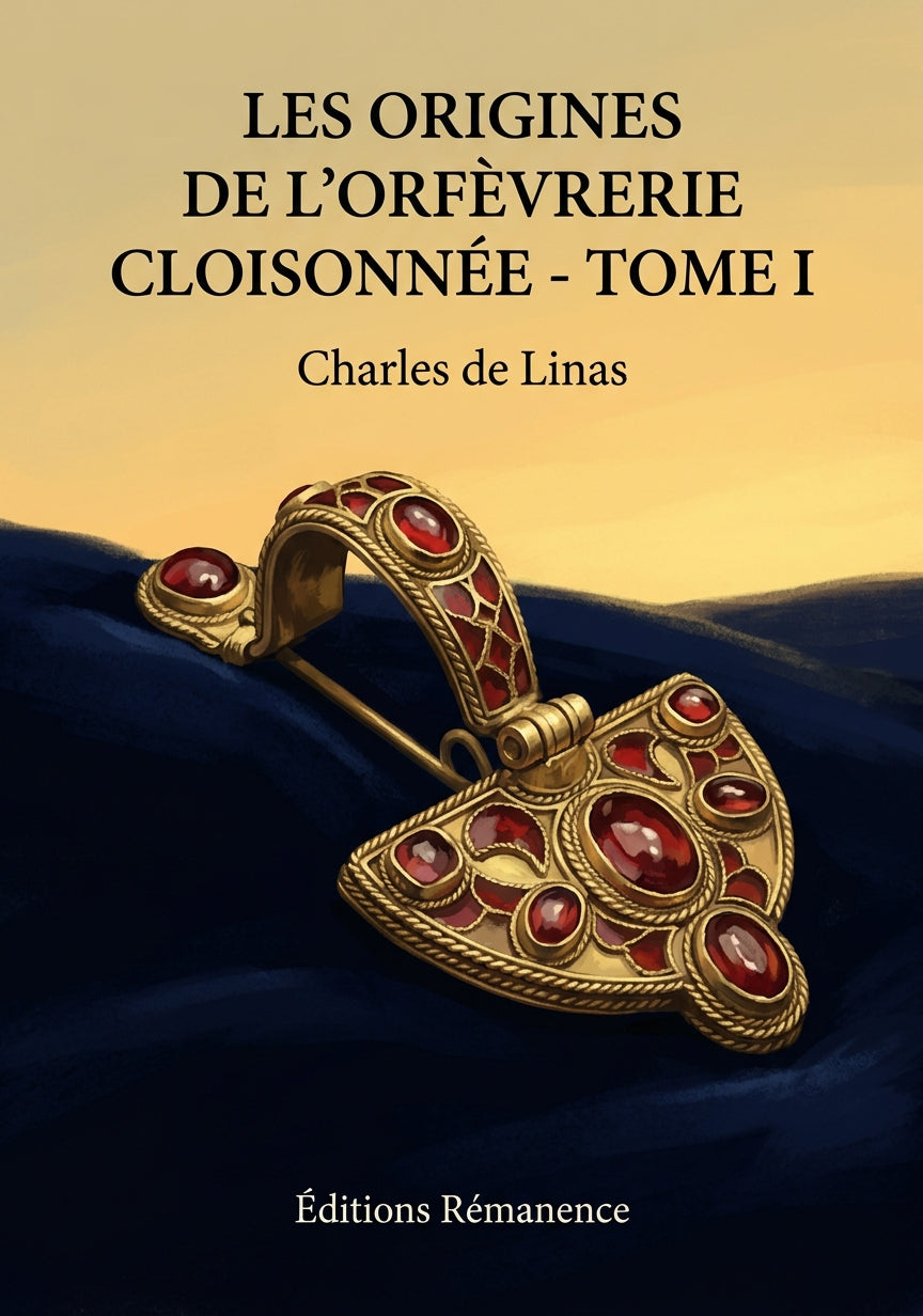 Livre Les origines de l’orfèvrerie cloisonnée - Tome I par Charles de Linas - Couverture - Editions Remanence