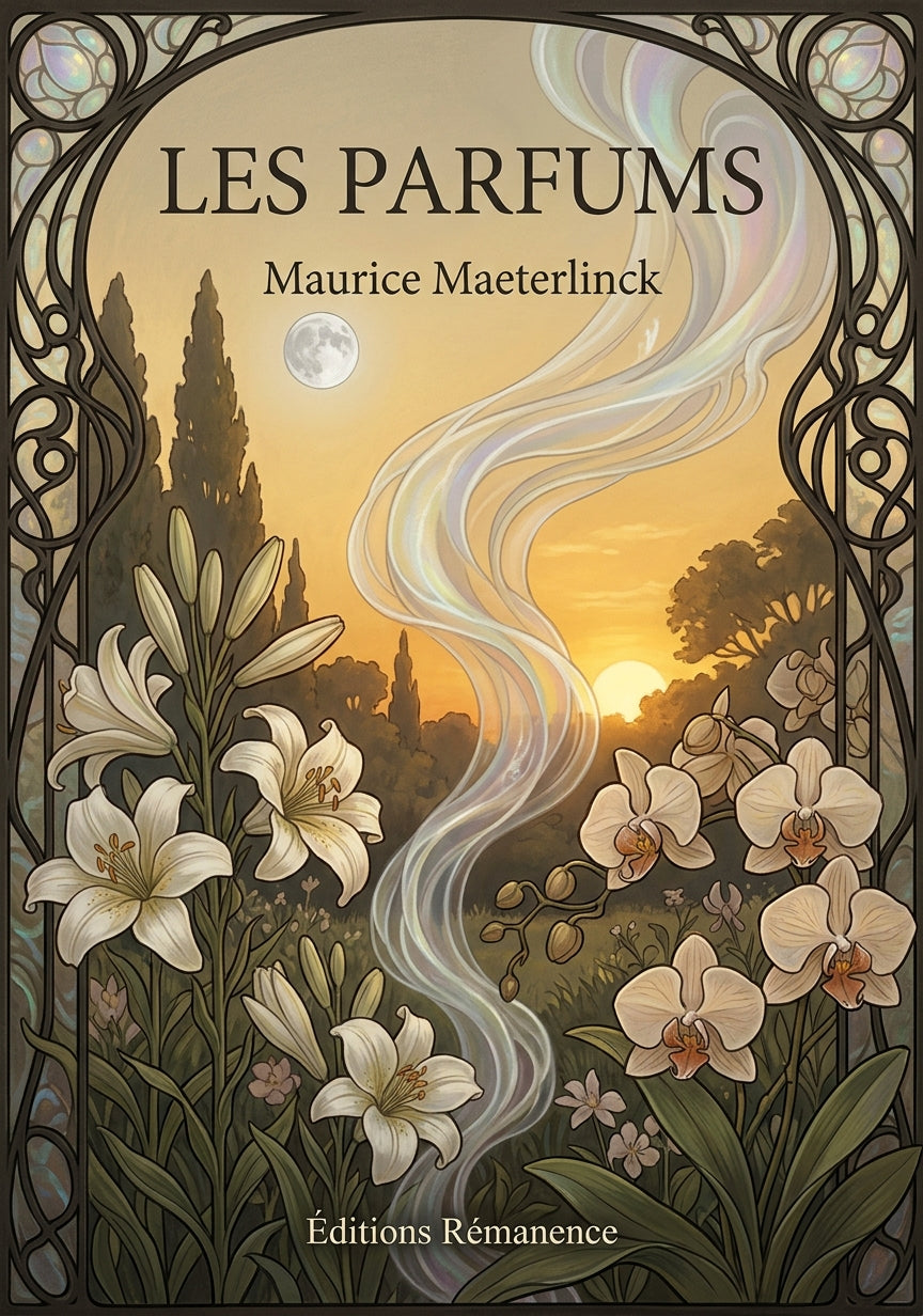 Livre Les Parfums par Maurice Maeterlinck - Couverture - Editions Remanence