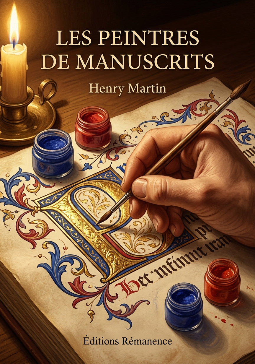 Livre Les Peintres de manuscrits par Henry Martin - Couverture - Editions Remanence