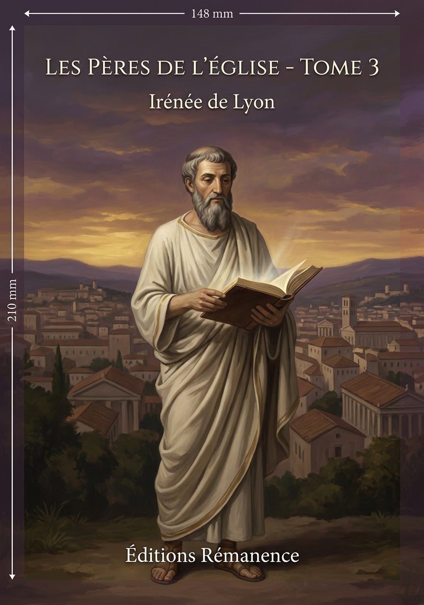 Livre Les Pères de l’Église - Tome 3 par Irénée de Lyon - Couverture - Editions Remanence