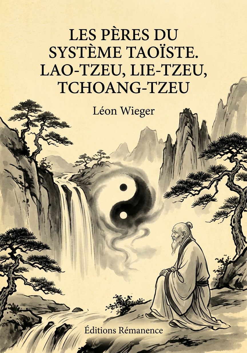 Livre Les pères du système taoïste.Lao-tzeu, Lie-tzeu, Tchoang-tzeu par Léon Wieger - Couverture - Editions Remanence
