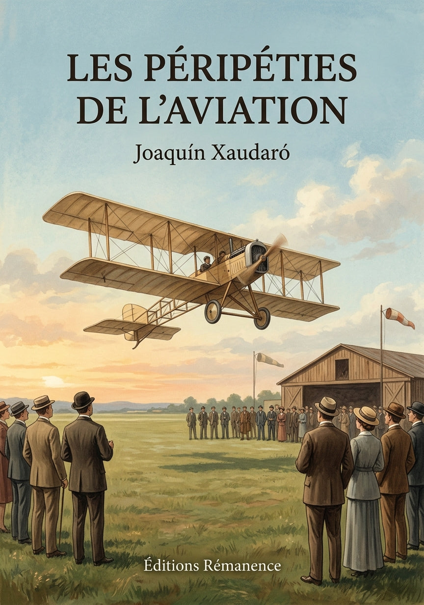 Livre Les péripéties de l’aviation par Joaquín Xaudaró - Couverture - Editions Remanence