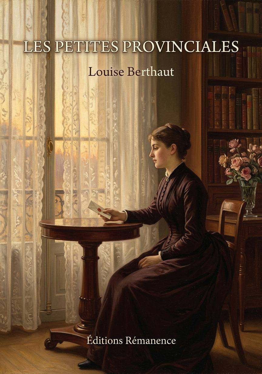 Livre Les Petites Provinciales par Louise Berthaut - Couverture - Editions Remanence