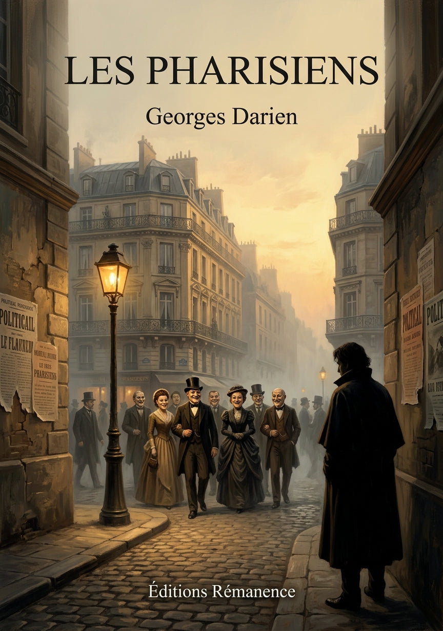 Livre Les Pharisiens par Georges Darien - Couverture - Editions Remanence