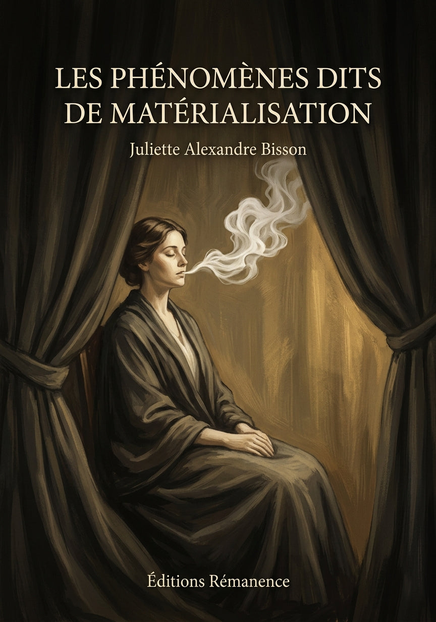 Livre Les Phénomènes dits de matérialisation par Juliette Alexandre Bisson - Couverture - Editions Remanence