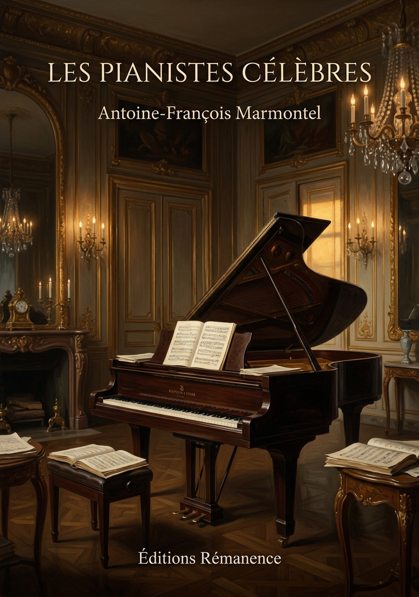 Livre Les Pianistes célèbres par Antoine-François Marmontel - Couverture - Editions Remanence
