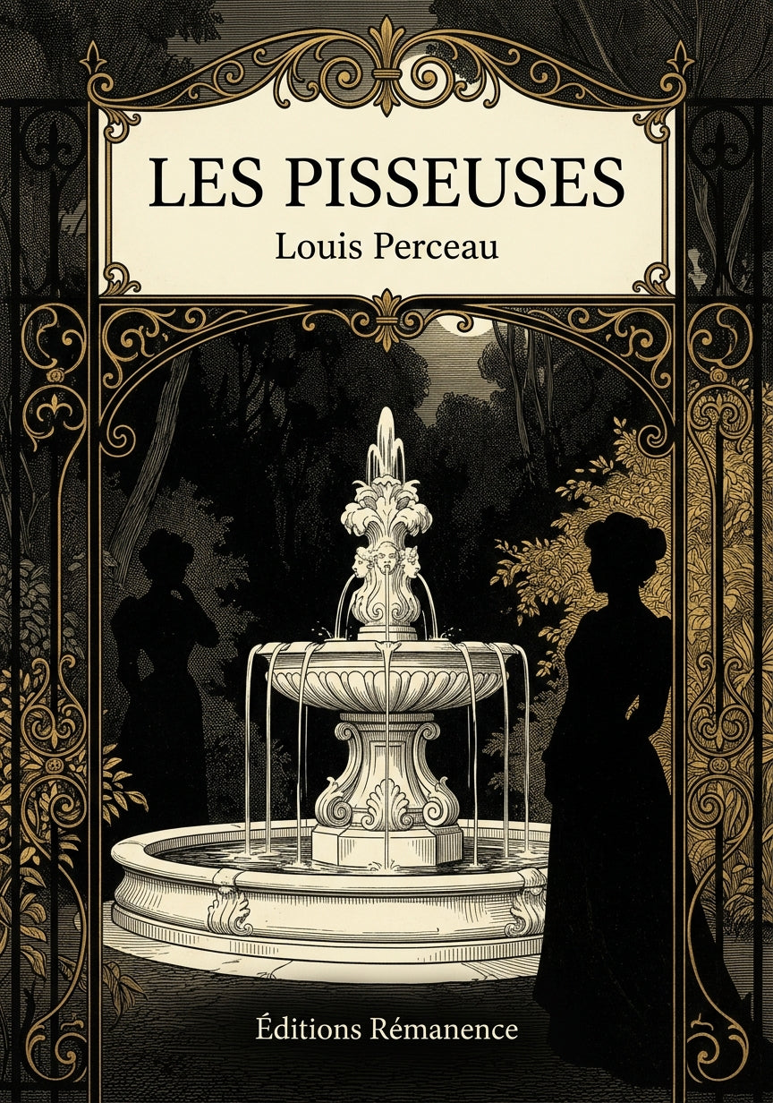 Livre Les Pisseuses par Louis Perceau - Couverture - Editions Remanence