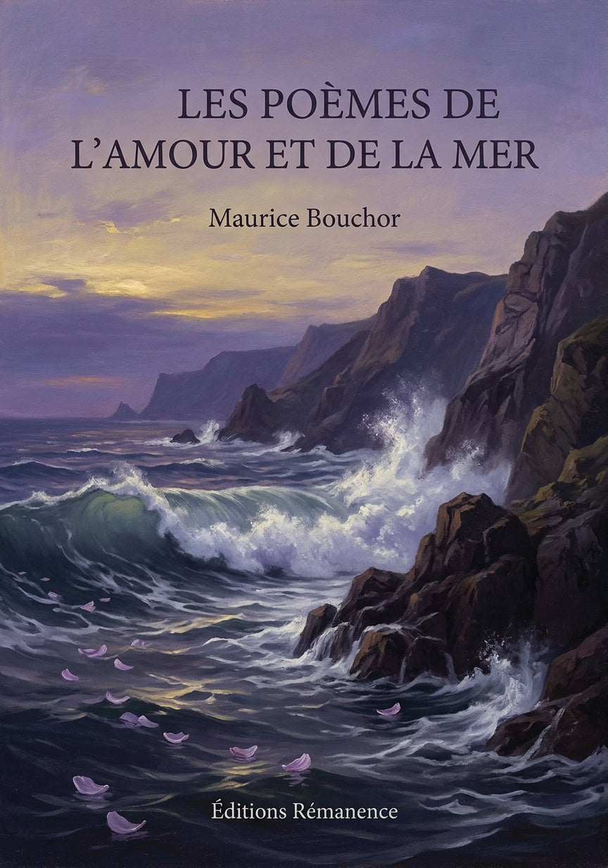 Livre Les Poèmes de l’amour et de la mer par Maurice Bouchor - Couverture - Editions Remanence