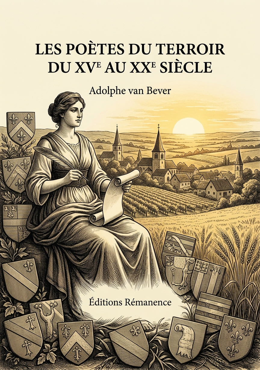 Livre Les Poètes du terroir du XVe au XXe siècle par Adolphe van Bever - Couverture - Editions Remanence