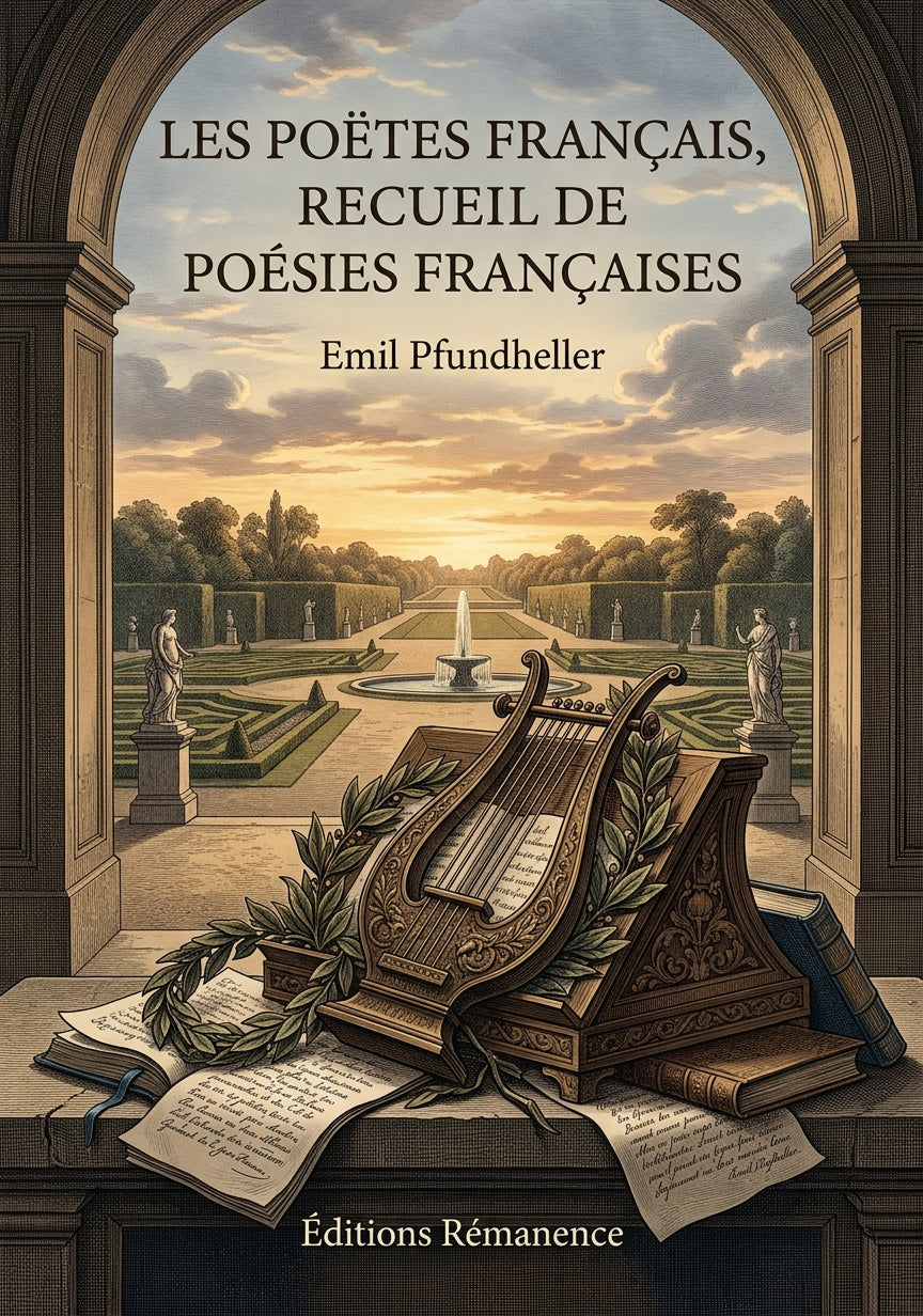 Livre Les Poëtes français, Recueil de poésies françaises par Emil Pfundheller - Couverture - Editions Remanence