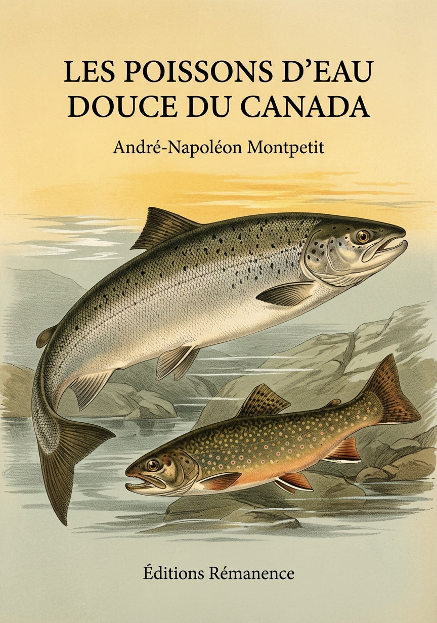 Livre Les poissons d’eau douce du Canada par André-Napoléon Montpetit - Couverture - Editions Remanence