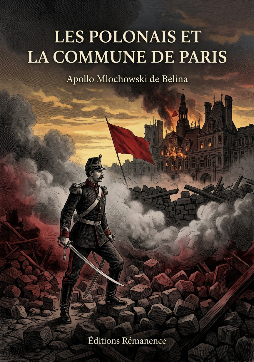 Livre Les Polonais et la commune de Paris par Apollo Mlochowski de Belina - Couverture - Editions Remanence
