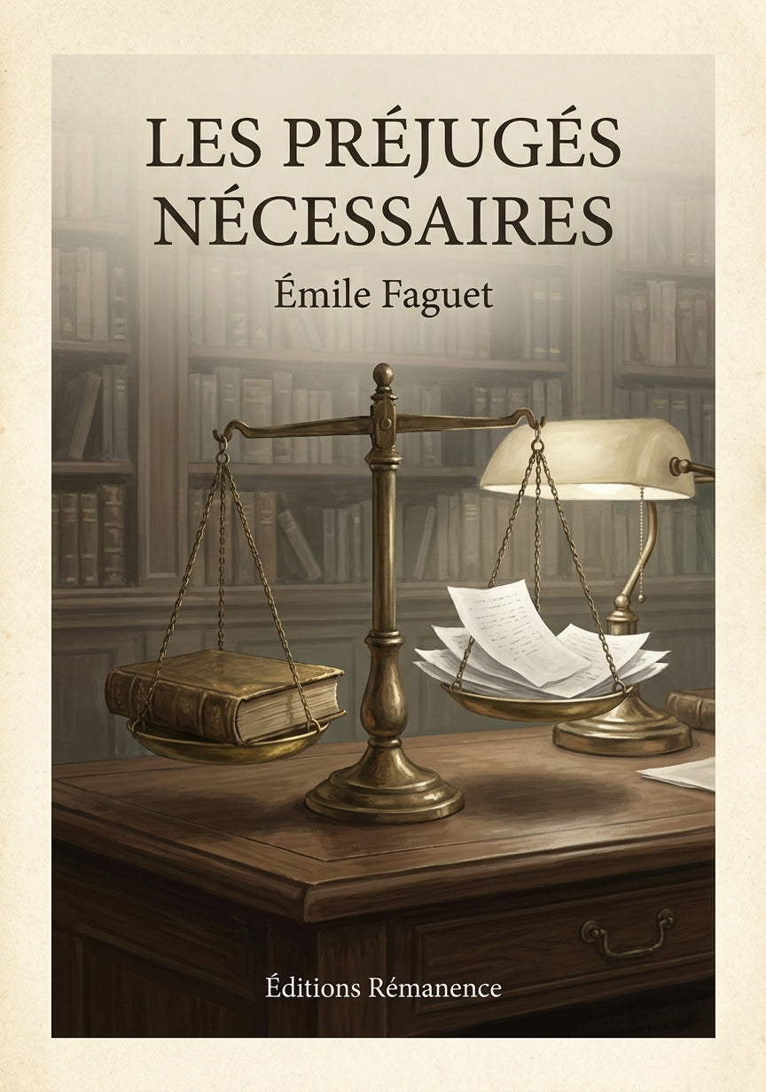 Les préjugés nécessaires - Émile Faguet (Couverture)