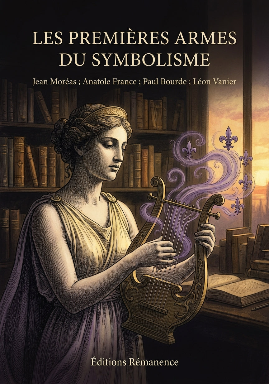Livre Les Premières Armes du symbolisme par Jean Moréas ; Anatole France ; Paul Bourde ; Léon Vanier - Couverture - Editions Remanence