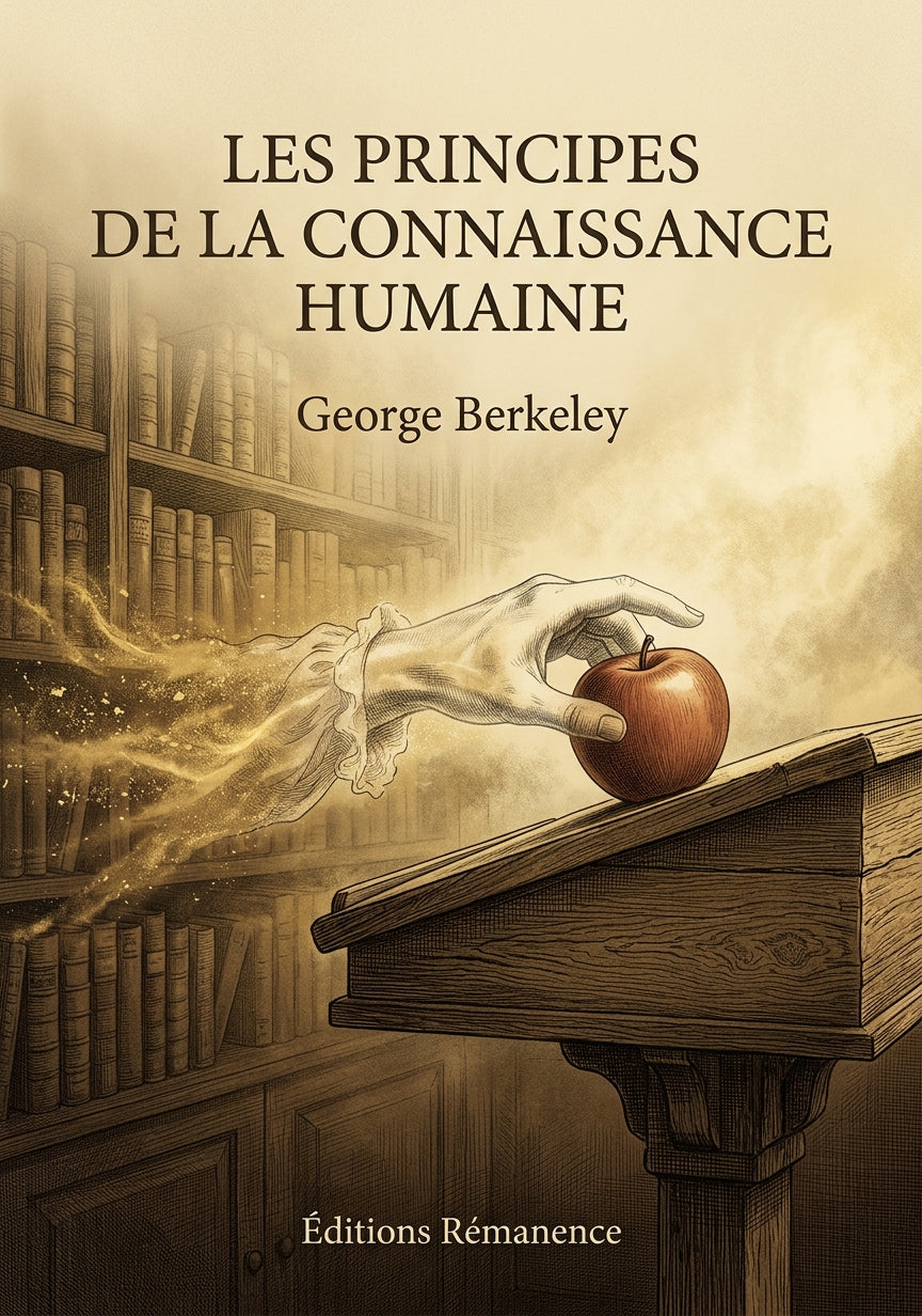 Livre Les Principes de la connaissance humaine par George Berkeley - Couverture - Editions Remanence