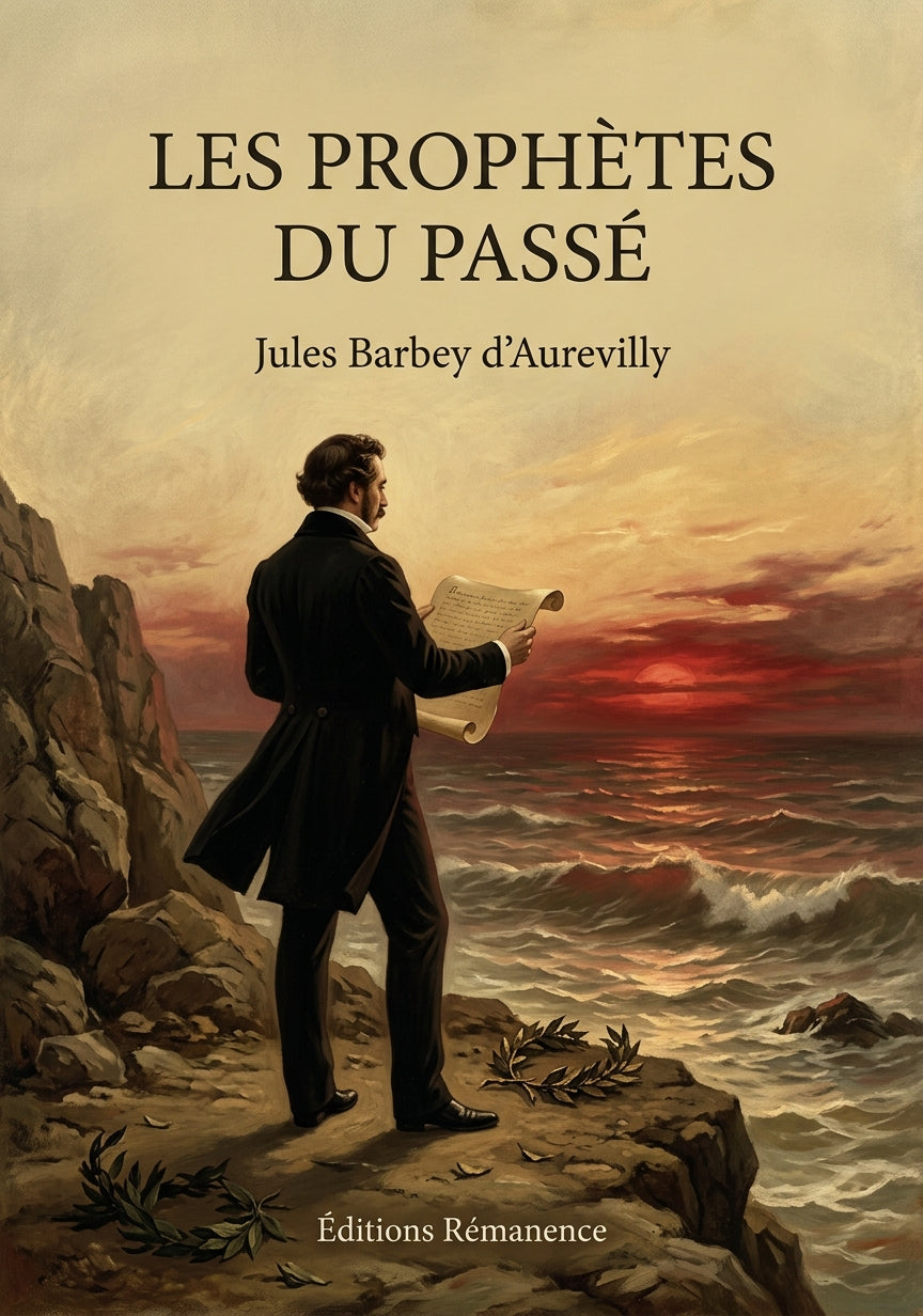 Livre Les Prophètes du passé par Jules Barbey d’Aurevilly - Couverture - Editions Remanence