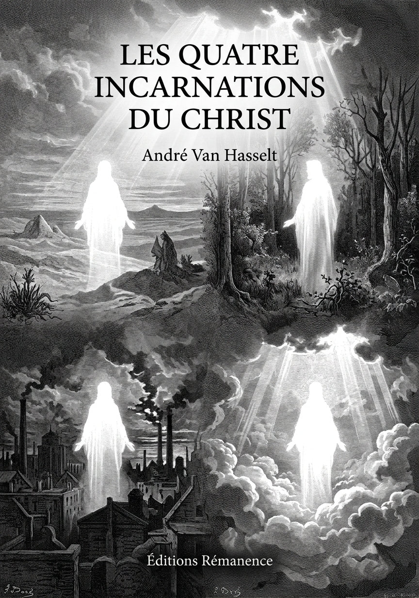 Livre Les Quatre Incarnations du Christ par André Van Hasselt - Couverture - Editions Remanence
