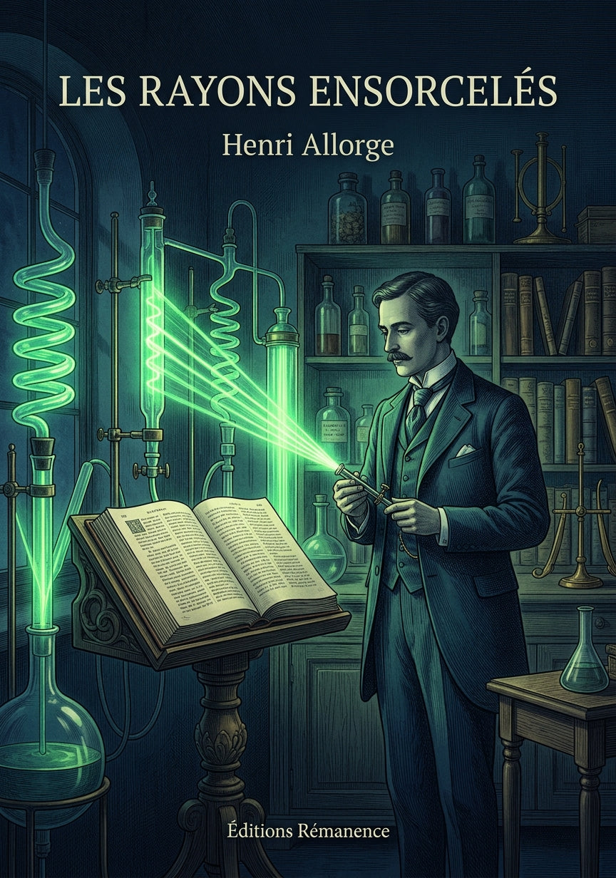 Livre Les rayons ensorcelés par Henri Allorge - Couverture - Editions Remanence