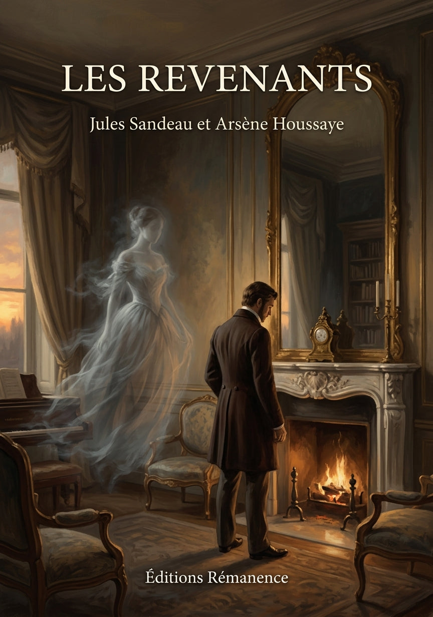 Livre Les Revenants par Jules Sandeau et Arsène Houssaye - Couverture - Editions Remanence