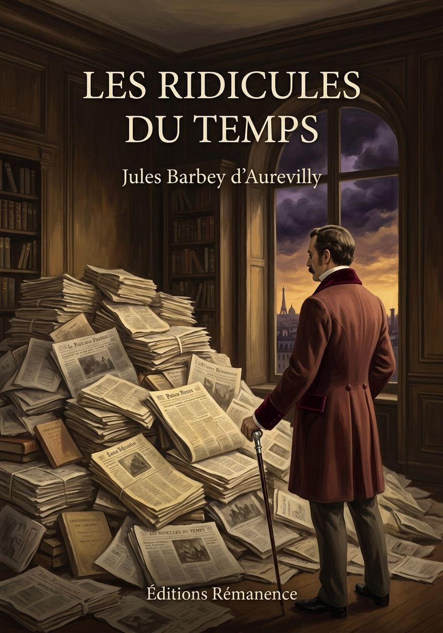 Livre Les Ridicules du temps par Jules Barbey d’Aurevilly - Couverture - Editions Remanence