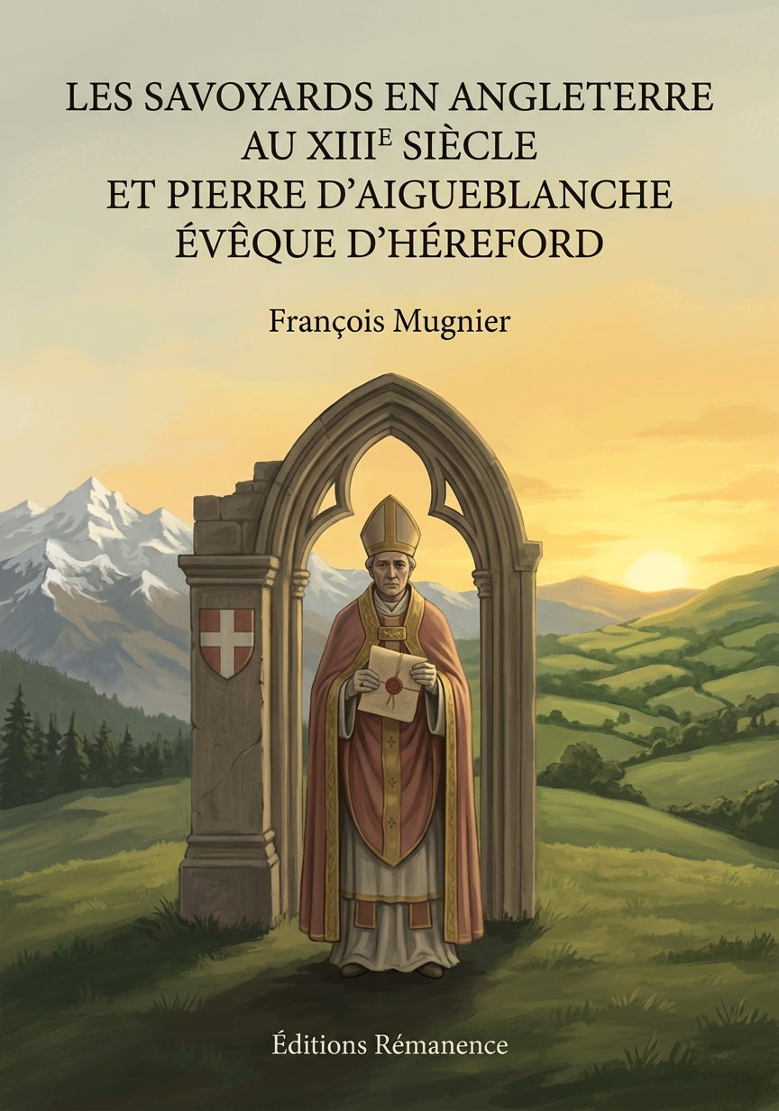 Livre Les Savoyards en Angleterre au XIIIe siècle et Pierre d'Aigueblanche évêque d'Héreford par François Mugnier - Couverture - Editions Remanence