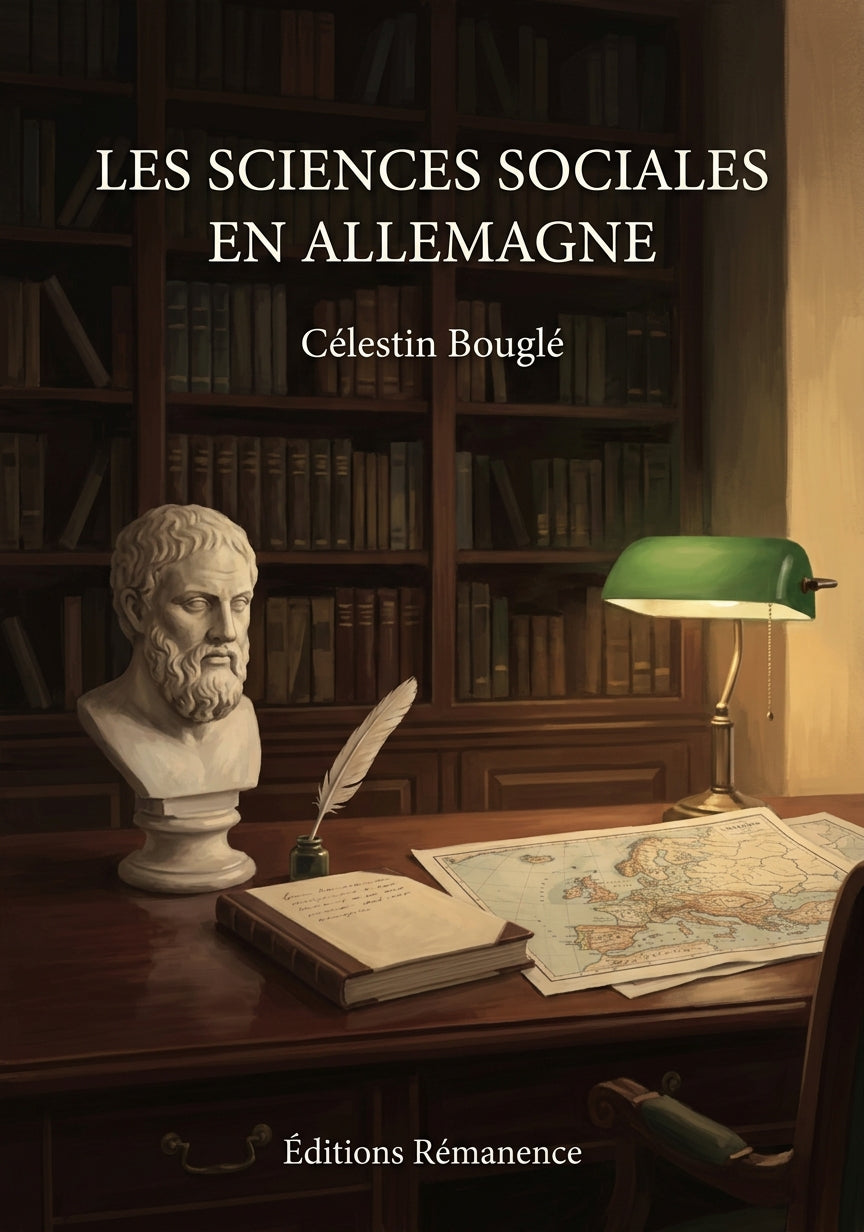 Livre Les sciences sociales en Allemagne par Célestin Bouglé - Couverture - Editions Remanence
