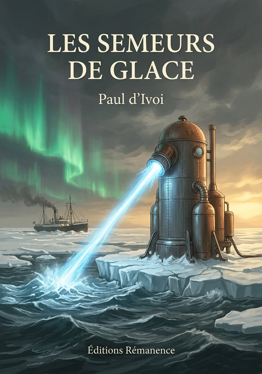 Livre Les Semeurs de glace par Paul d’Ivoi - Couverture - Editions Remanence