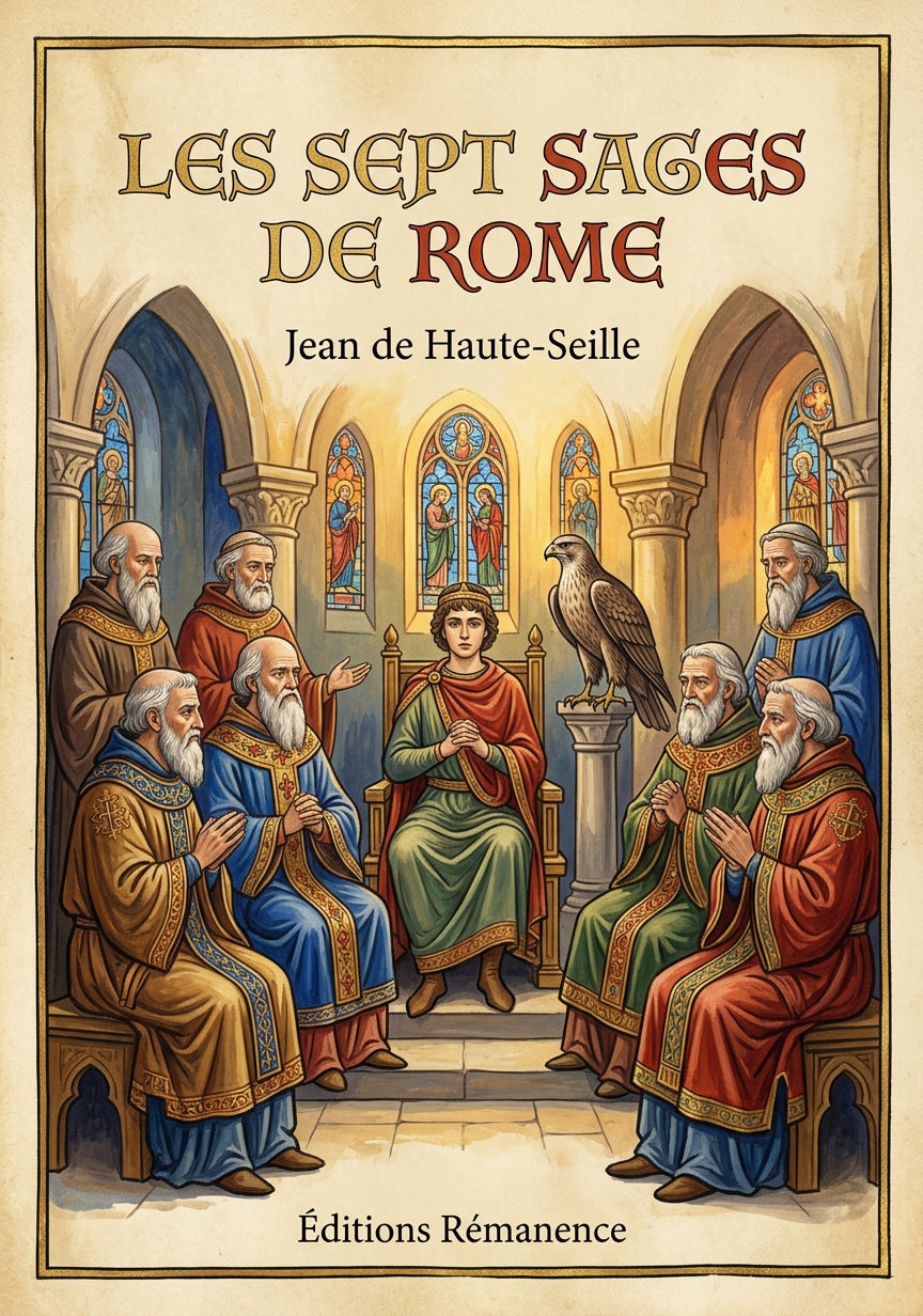 Livre Les Sept Sages de Rome par Jean de Haute-Seille - Couverture - Editions Remanence