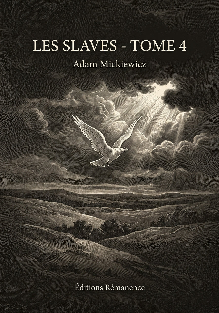 Livre Les Slaves - Tome 4 par Adam Mickiewicz - Couverture - Editions Remanence