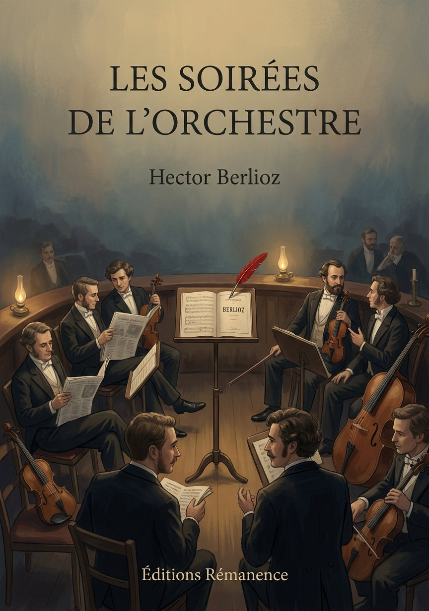 Livre Les Soirées de l’orchestre par Hector Berlioz - Couverture - Editions Remanence