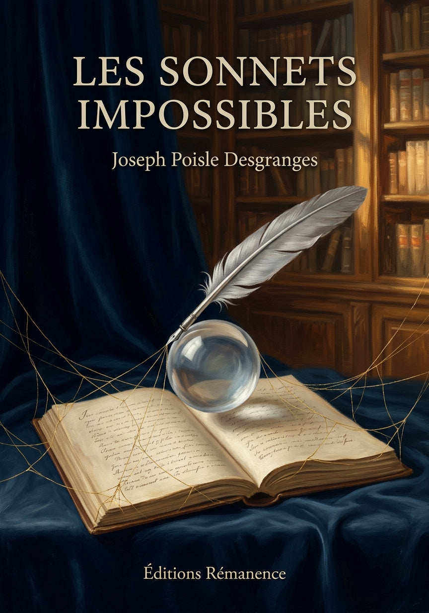 Livre Les Sonnets impossibles par Joseph Poisle Desgranges - Couverture - Editions Remanence