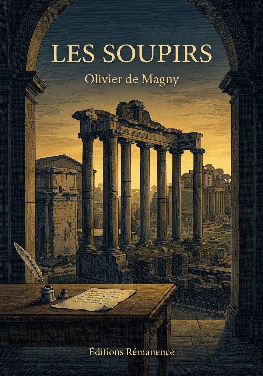 Livre Les soupirs par Olivier de Magny - Couverture - Editions Remanence