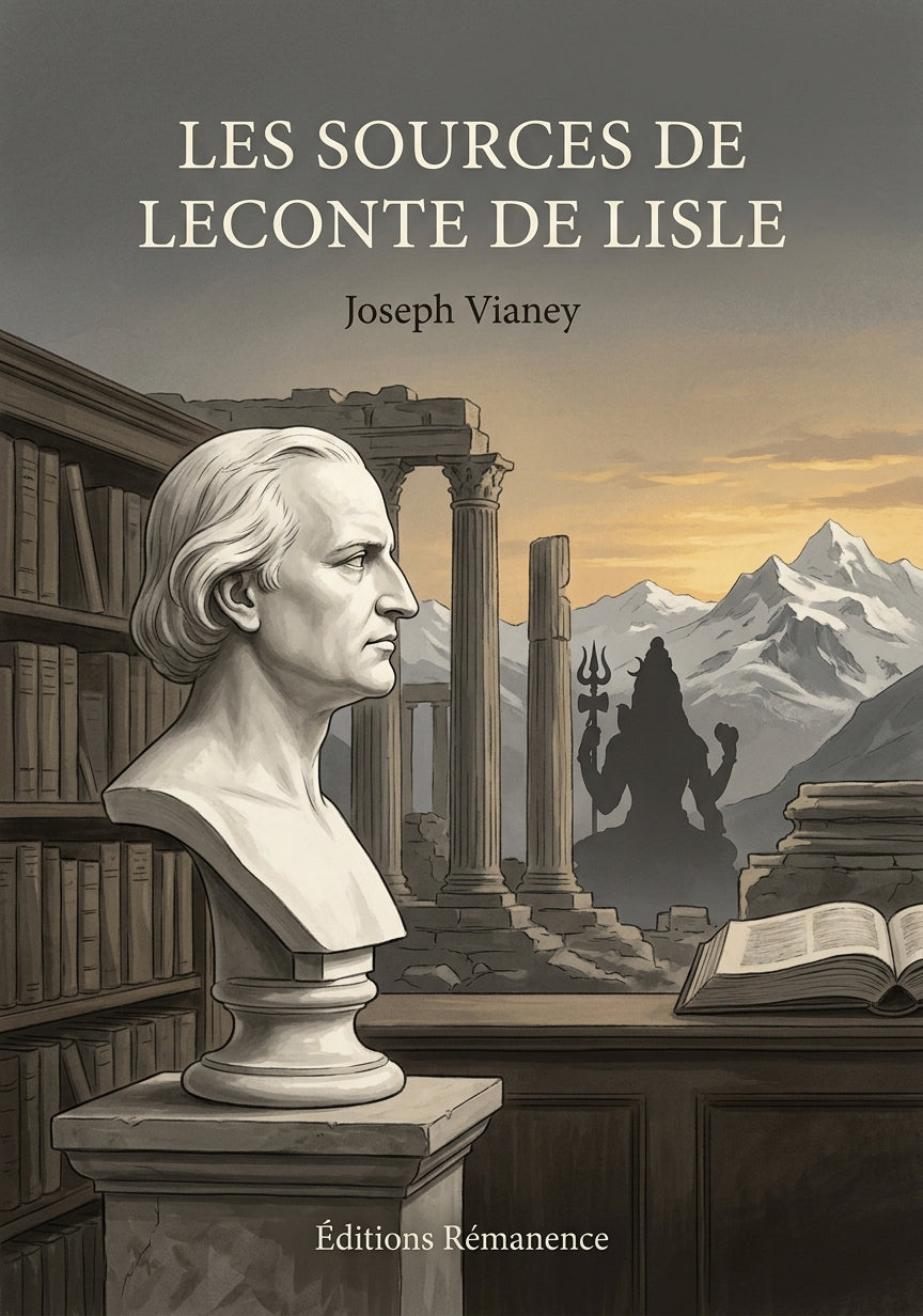 Livre Les Sources de Leconte de Lisle par Joseph Vianey - Couverture - Editions Remanence