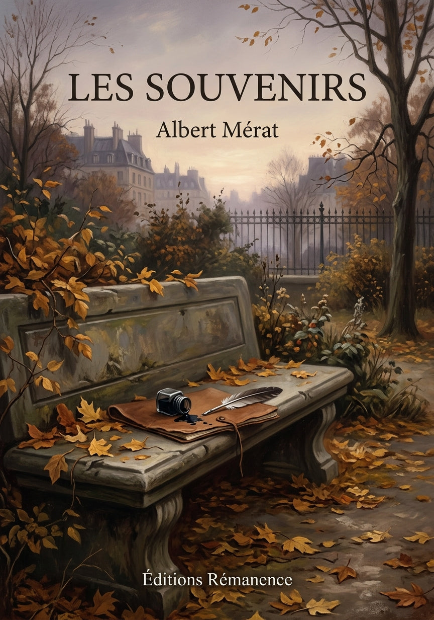 Livre Les Souvenirs par Albert Mérat - Couverture - Editions Remanence