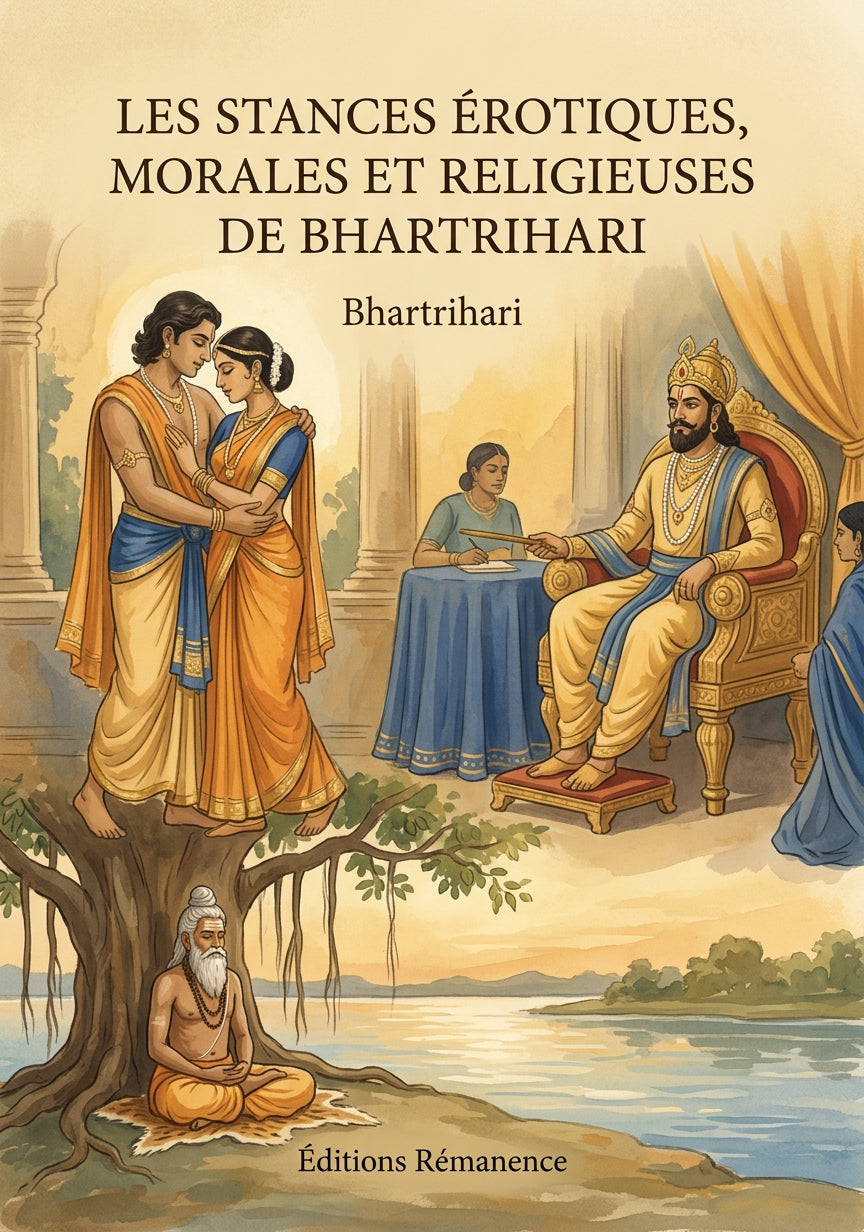 Livre Les Stances érotiques, morales et religieuses de Bhartrihari par Bhartrihari - Couverture - Editions Remanence