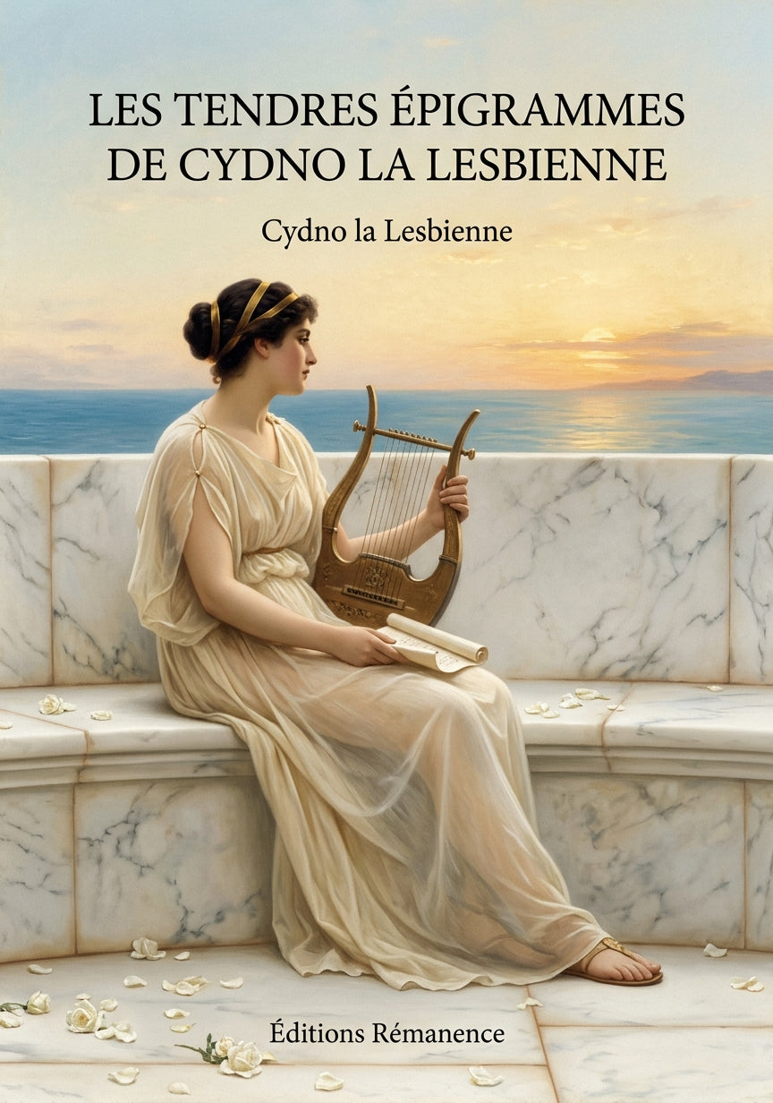 Livre Les tendres épigrammes de Cydno la Lesbienne par Cydno la Lesbienne - Couverture - Editions Remanence