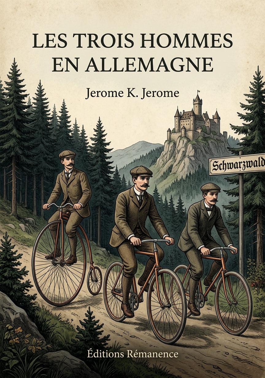 Les trois hommes en Allemagne - Jerome K. Jerome (Couverture)