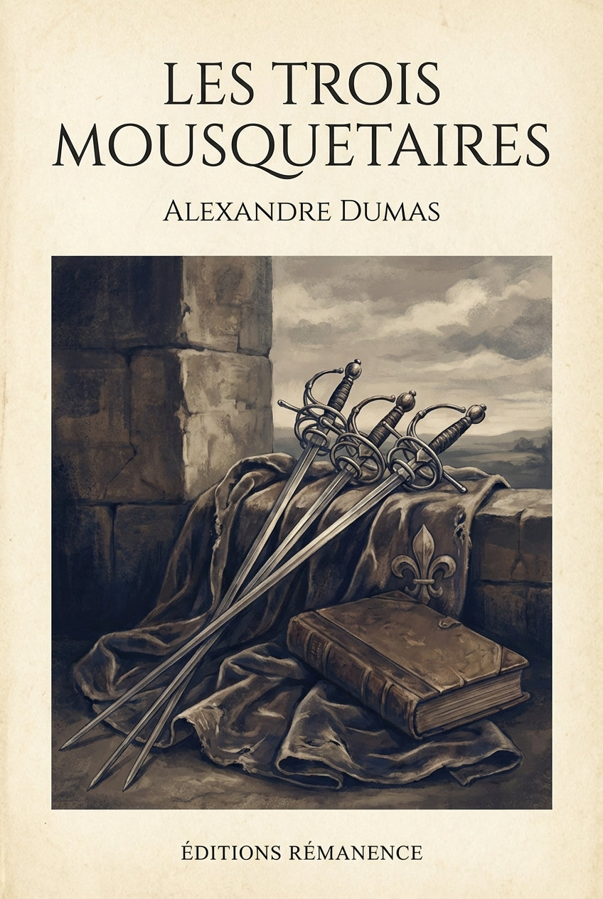 Livre Les Trois Mousquetaires d'Alexandre Dumas - Édition classique de luxe