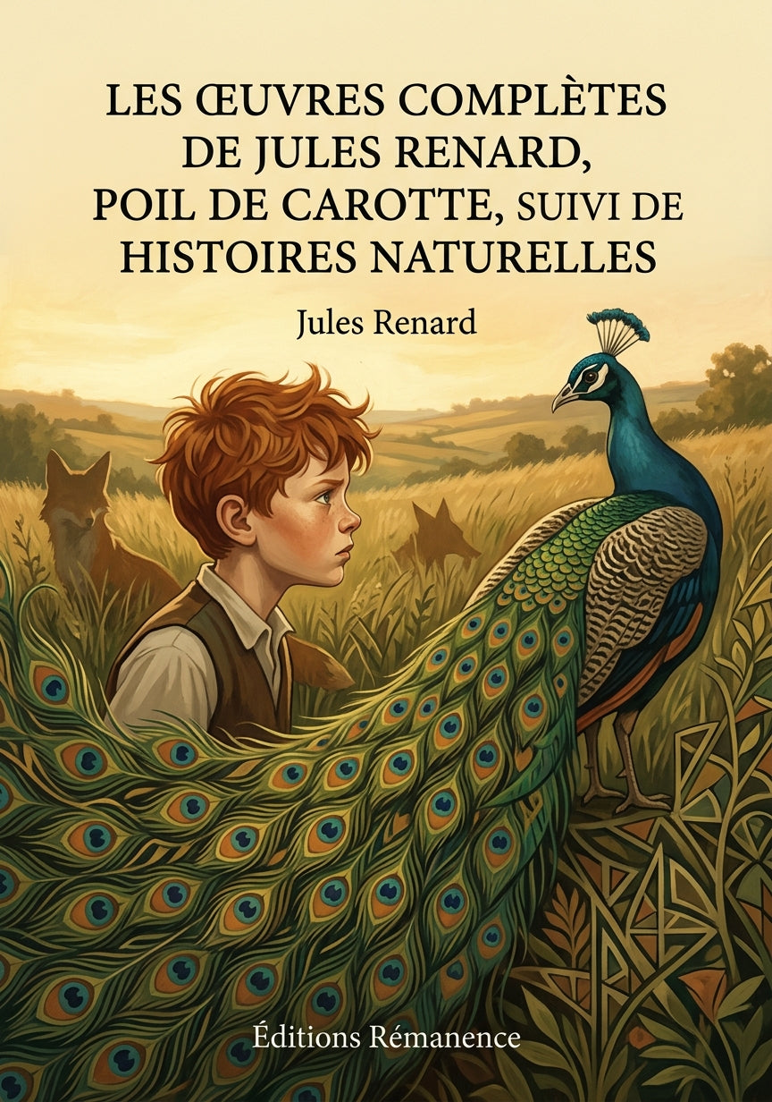 Livre Les Œuvres complètes de Jules Renard, Poil de Carotte, suivi de Histoires naturelles par Jules Renard - Couverture - Editions Remanence