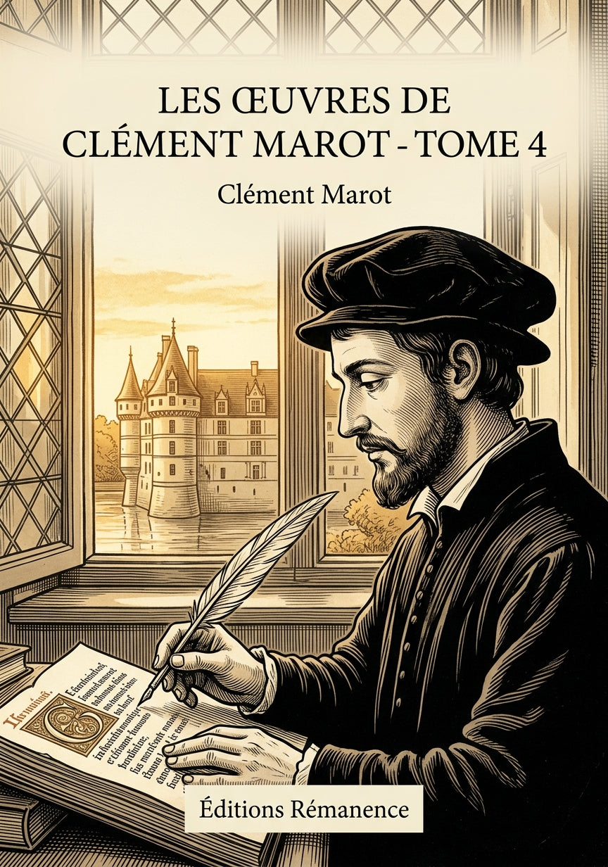 Livre Les Œuvres de Clément Marot - Tome 4 par Clément Marot - Couverture - Editions Remanence