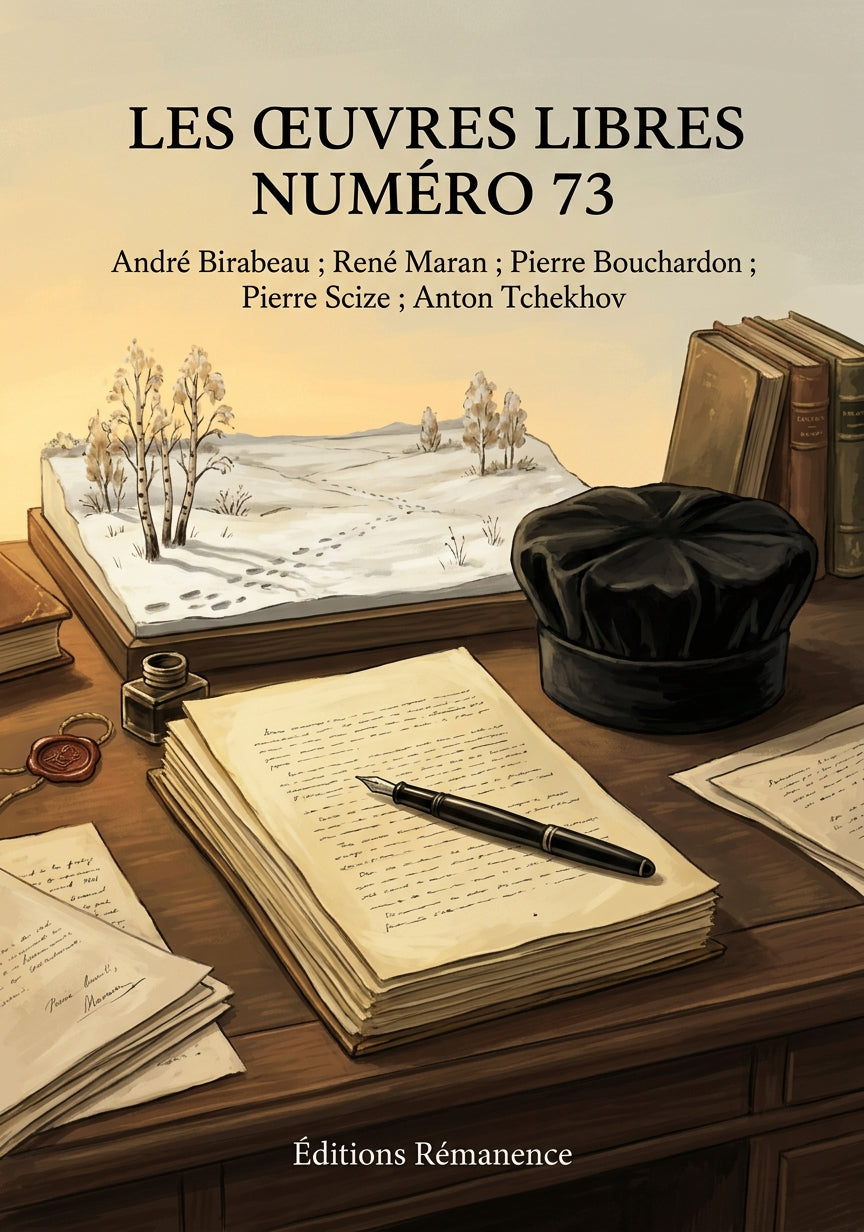 Livre Les Œuvres libres numéro 73 par André Birabeau ; René Maran ; Pierre Bouchardon ; Pierre Scize ; Anton Tchekhov - Couverture - Editions Remanence