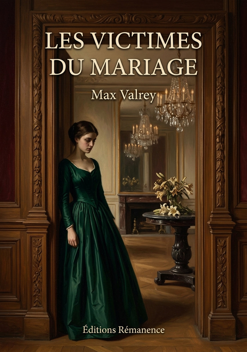 Livre Les Victimes du mariage par Max Valrey - Couverture - Editions Remanence