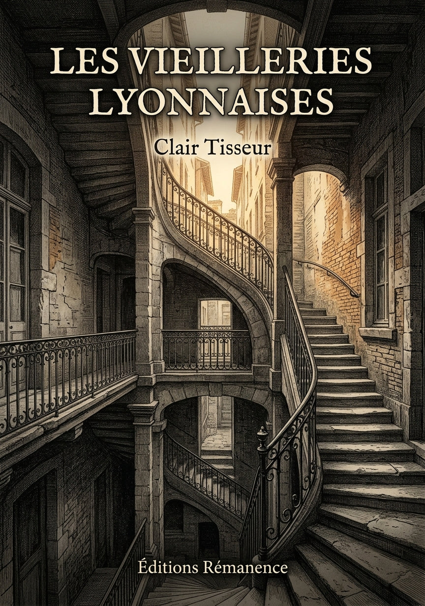 Livre Les Vieilleries lyonnaises par Clair Tisseur - Couverture - Editions Remanence