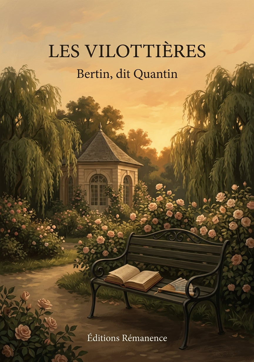 Livre Les Vilottières par Bertin, dit Quantin - Couverture - Editions Remanence