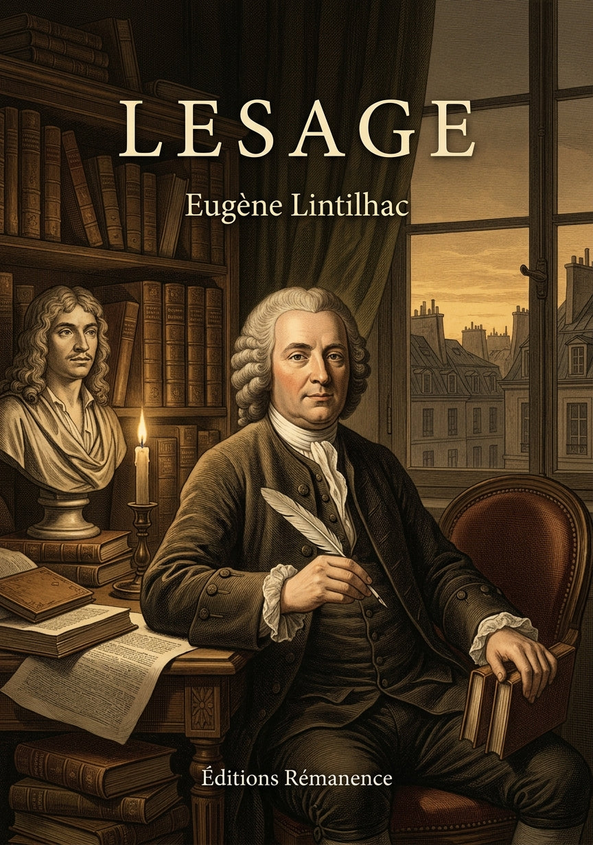 Livre Lesage par Eugène Lintilhac - Couverture - Editions Remanence