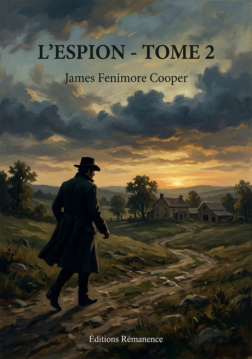 Livre L’Espion - Tome 2 par James Fenimore Cooper - Couverture - Editions Remanence