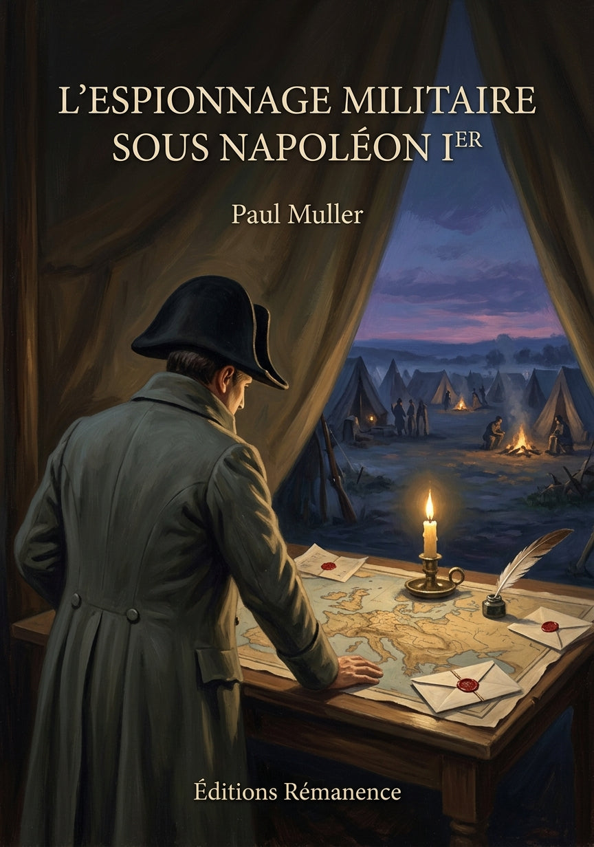 Livre L’Espionnage militaire sous Napoléon Ier par Paul Muller - Couverture - Editions Remanence