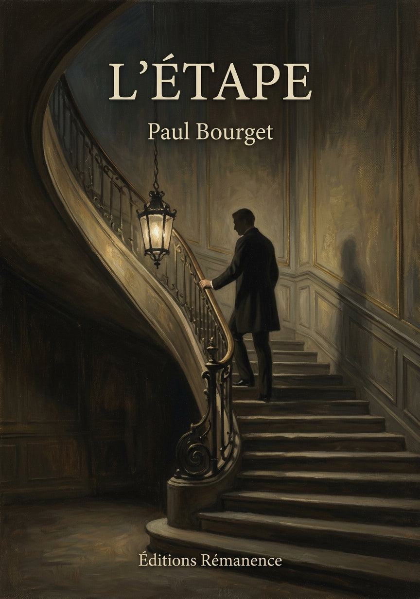 Livre L’Étape par Paul Bourget - Couverture - Editions Remanence