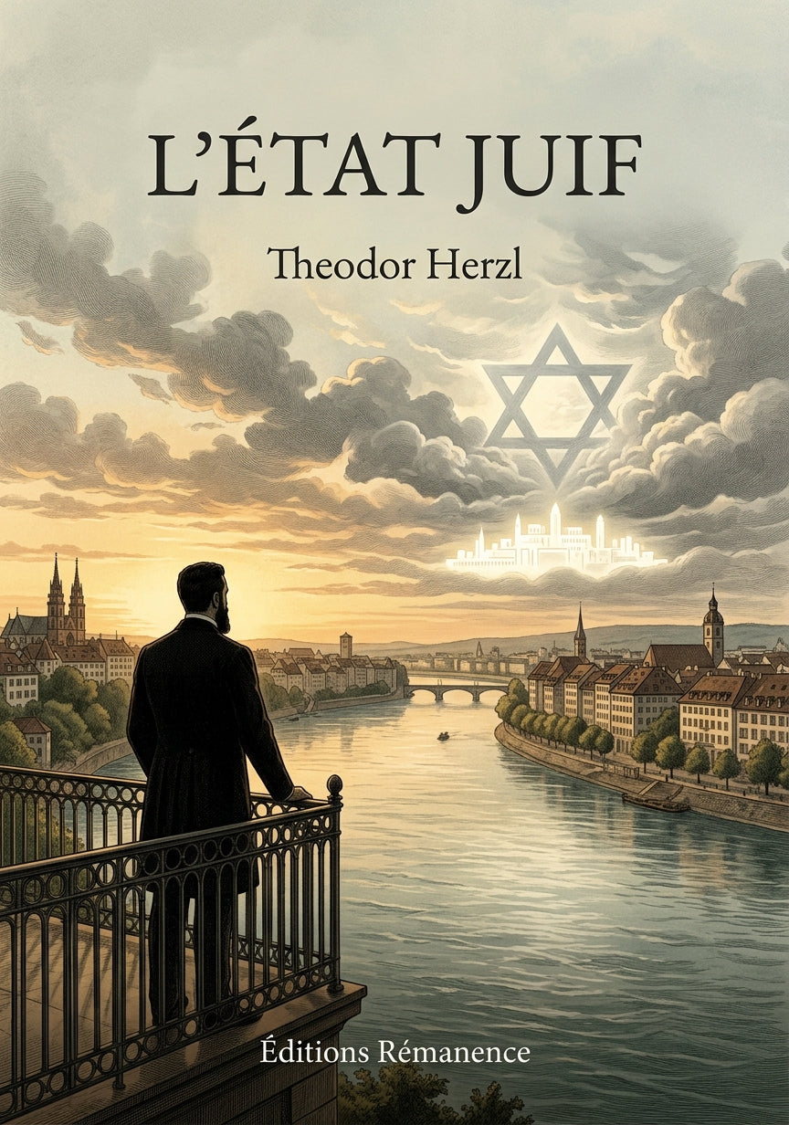 Livre L’État juif par Theodor Herzl - Couverture - Editions Remanence