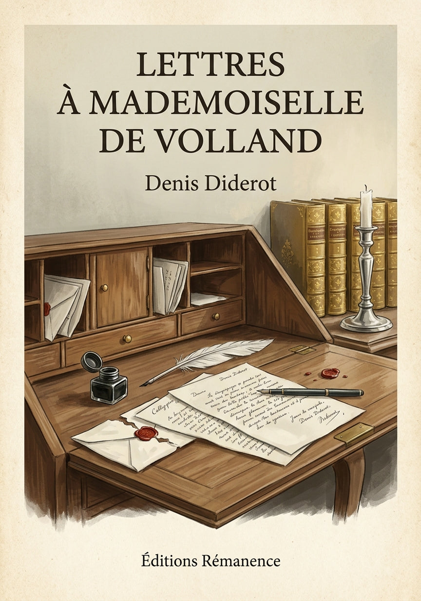 Lettres à Mademoiselle de Volland - Denis Diderot (Couverture)